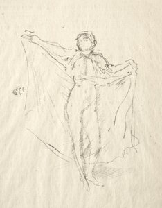 Die Tänzerin - Eine Studie des Aktes von James McNeill Whistler