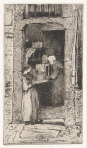 Die Senfverkäuferin, aus der französischen Serie (Douze Eaux-Fortes d)