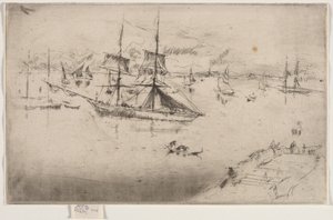 Lagune: Mittag von James McNeill Whistler
