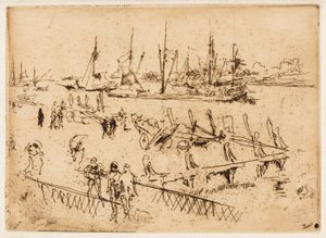 Kleines Dordrecht von James Abbott McNeill Whistler