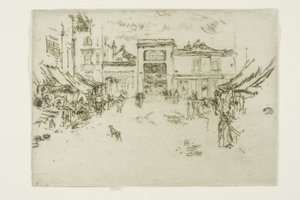 Kleiner Marktplatz, Tours von James McNeill Whistler