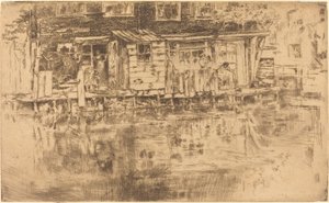 Langes Haus - Färber - Amsterdam von James Abbott McNeill Whistler