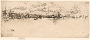 Langes Venedig von James Abbott McNeill Whistler