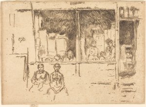 Melonenladen, Hounsditch von James Abbott McNeill Whistler