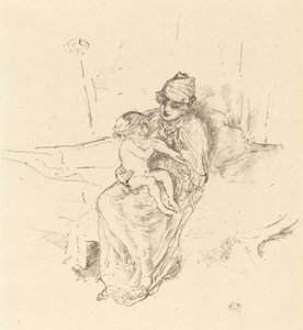 Mutter und Kind, Nr. 1 von James Abbott McNeill Whistler