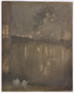 Nocturne: Grau und Gold – Kanal, Holland von James Abbott McNeill Whistler