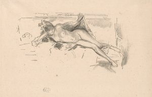 Aktmodell, liegend von James Abbott McNeill Whistler