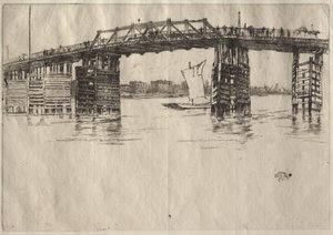 Alte Battersea-Brücke von James McNeill Whistler