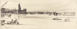 Alte Westminster-Brücke von James Abbott McNeill Whistler