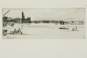 Alte Westminster-Brücke von James Abbott McNeill Whistler