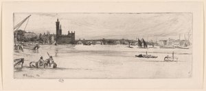 Alte Westminster-Brücke von James Abbott McNeill Whistler