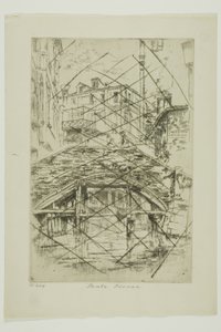 Ponte del Piovan von James Abbott McNeill Whistler