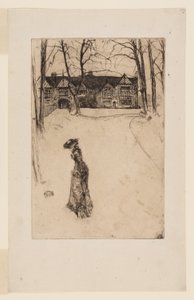 Speke Hall: Die Allee von James Abbott McNeill Whistler