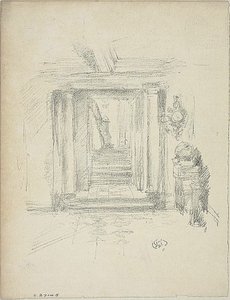 Treppe von James Abbott McNeill Whistler