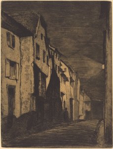 Straße in Saverne von James Abbott McNeill Whistler