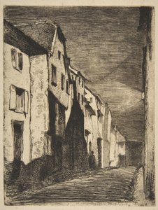 Straße in Saverne von James McNeill Whistler