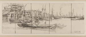 Themse-Lagerhäuser von James Abbott McNeill Whistler