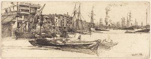 Thames Lagerhäuser von James McNeill Whistler