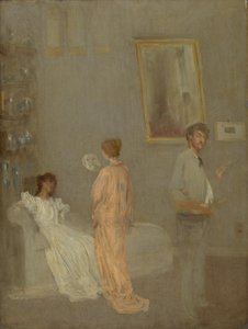 Der Künstler in seinem Atelier von James McNeill Whistler