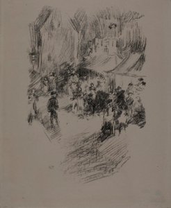 Der Jahrmarkt von James Abbott McNeill Whistler