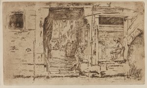 Der Fischladen, Venedig von James Abbott McNeill Whistler