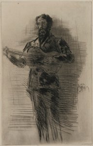 Die Gitarrenspielerin von James Abbott McNeill Whistler