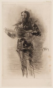 Der Gitarrenspieler (M.W. Ridley) von James Abbott McNeill Whistler