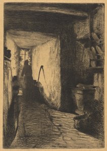 Die Küche, aus dem Französischen Set (Douze Eaux-Fortes d) von James Abbott McNeill Whistler