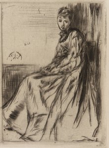 Der Brief (Maud, sitzend) von James Abbott McNeill Whistler