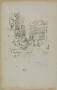 Das kleine Café au Bois von James McNeill Whistler
