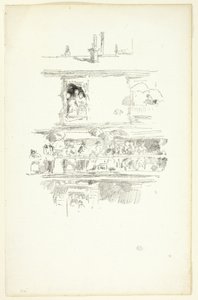 Der lange Balkon von James Abbott McNeill Whistler