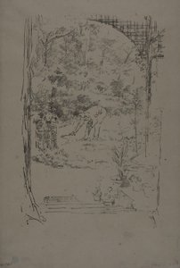 Der Mann mit einer Sichel von James Abbott McNeill Whistler