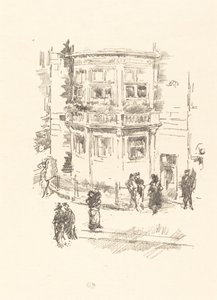Das Fenster des Managers, Gaiety Theatre von James Abbott McNeill Whistler