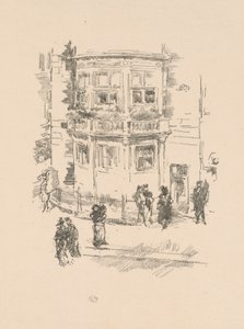 Das Fenster des Managers, Gaiety Theatre von James McNeill Whistler