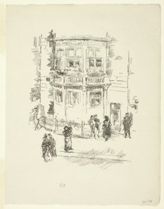 Das Fenster des Direktors, Gaiety Theatre von James McNeill Whistler