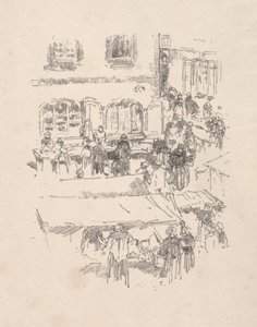 Der Marktplatz, Vitre von James McNeill Whistler