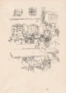 Der Marktplatz, Vitré von James McNeill Whistler
