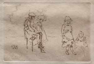 Die Menpes-Kinder von James McNeill Whistler