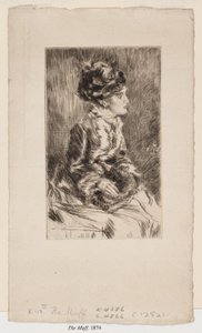 Der Muff von James Abbott McNeill Whistler