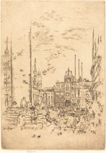 Die Piazzetta von James Abbott McNeill Whistler