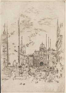 Die Piazzetta von James Abbott McNeill Whistler
