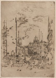 Die Piazzetta von James Abbott McNeill Whistler
