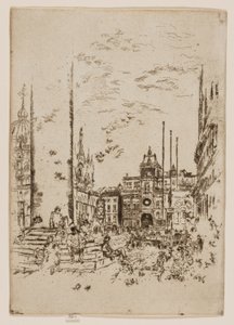 Die Piazzetta von James Abbott McNeill Whistler