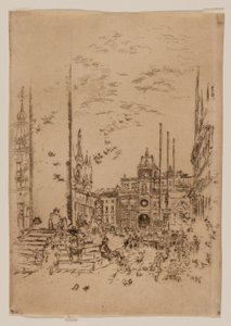 Die Piazzetta von James McNeill Whistler