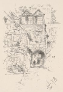 Das Priesterhaus, Rouen von James McNeill Whistler