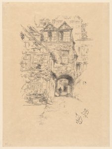Das Priesterhaus, Rouen von James McNeill Whistler
