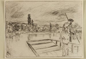 Das Stocherkahn von James Abbott McNeill Whistler
