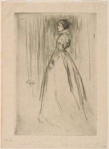 Das Samtkleid (Mrs. Leyland) von James Abbott McNeill Whistler