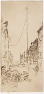 Der venezianische Mast von James Abbott McNeill Whistler
