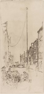 Der venezianische Mast von James Abbott McNeill Whistler